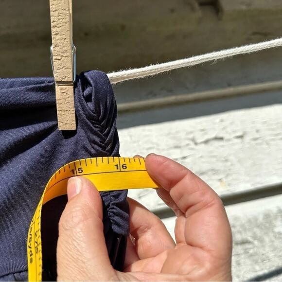 Fa TARSE Navy Soft harem, lightweight, pants, stretchy, soft pockets, plus size - Picture 6 of 9